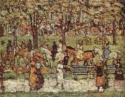 Maurice Prendergast Central Park oil painting